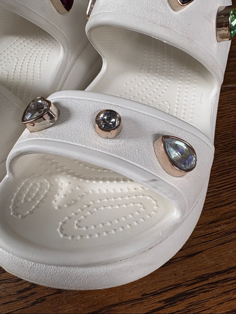 Crocs Mega Crocs Women’s Size 10 with charms - Picture 10 of 11